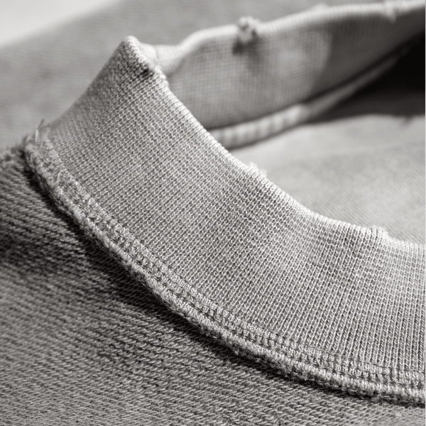 (NEW) Truth Unlimited Women's Washed Raw-Edge Cropped Crew Neck Sweatshirt（380GSM）