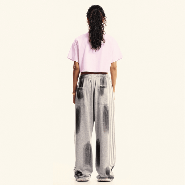 (NEW) Truth Unlimited Women's Washed Loose Fit Cropped Crewneck T-shirt(230GSM)