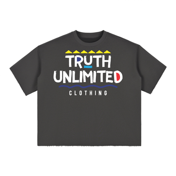 (NEW) Truth Unlimited Men’s Cropped Terry T-shirt（280GSM）