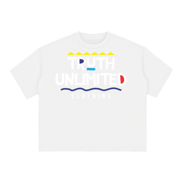 (NEW) Truth Unlimited Men’s Cropped Terry T-shirt（280GSM）