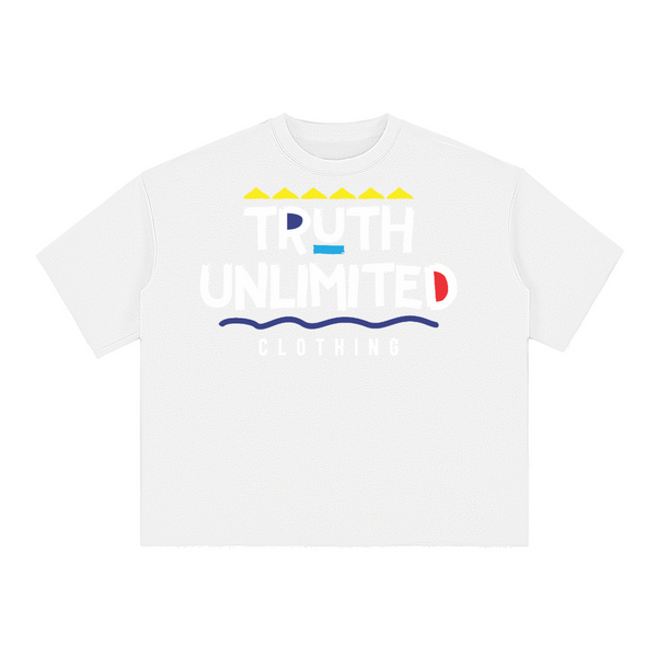 (NEW) Truth Unlimited Men’s Cropped Terry T-shirt（280GSM）