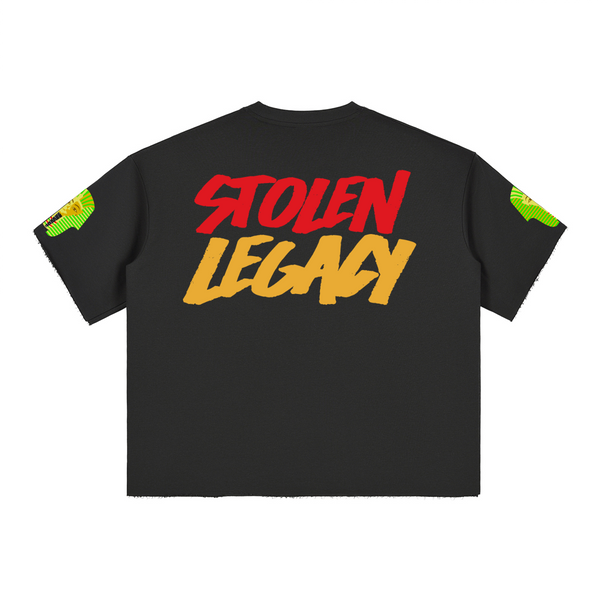NEW Truth Unlimited "Stolen Legacy" Men’s Heavyweight Cropped Terry T-Shirt