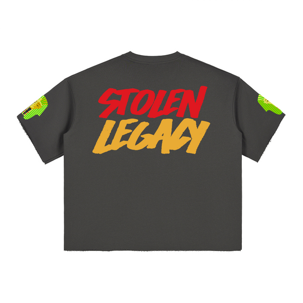 NEW Truth Unlimited "Stolen Legacy" Men’s Heavyweight Cropped Terry T-Shirt