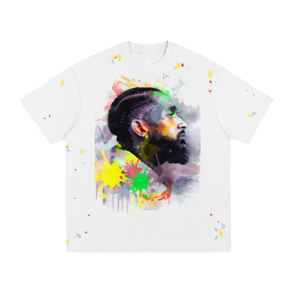 Truth Unlimited "Nipsey Hussle" Paint Splatter T-Shirt