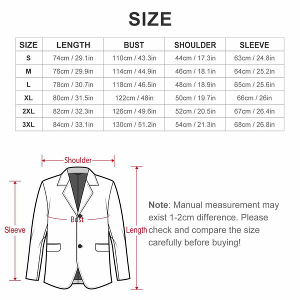 Truth Unlimited suit All Over Print Men's Blazer