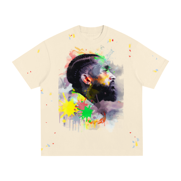 Truth Unlimited "Nipsey Hussle" Paint Splatter T-Shirt