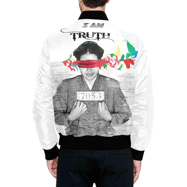 NEW Truth Unlimited "Rosa Parks" Quilted Bomber Jacket for Men