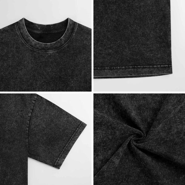 NEW Truth Unlimited "Malcolm X" Washed Drop Shoulder T-Shirt