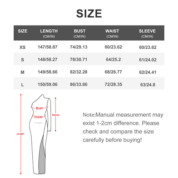 Truth Unlimited Women's One-Shoulder Slit Maxi Dress
