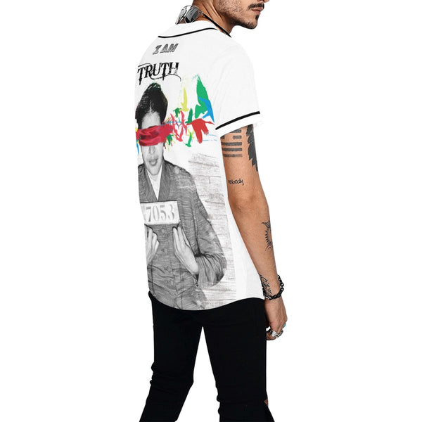 Truth Unlimited 'Rosa Parks" All Over Print Baseball Jersey for Men